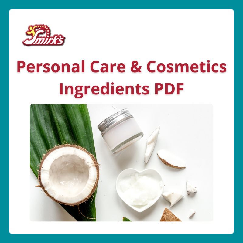 Personal Care and Cosmetics Ingredients download. Coconut products or skincare.